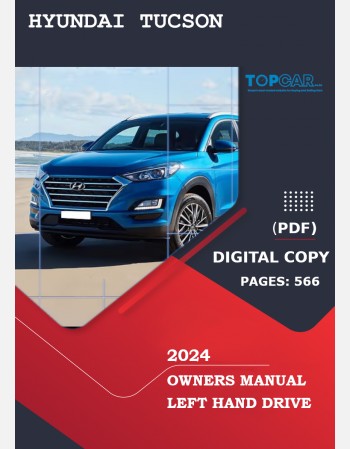 hyundai tucson 2024 owners manual